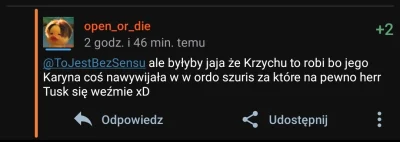 openordie - Nie wierzę xD

Dzisiaj rano pisałem że Bosak tak świruje bo może kryć kar...