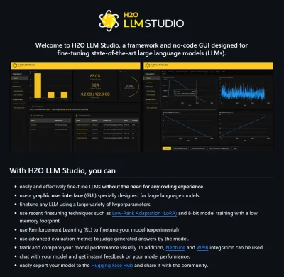 raneli - no-code finetuning studio
https://github.com/h2oai/h2o-llmstudio

With H2O L...