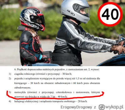 ErogowyDrogowy - Kolejny bezsensowny przepis dla motocyklistów, (Art. 20 ust. 6 pkt. ...