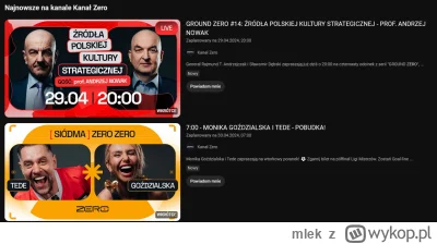 mlek - dziwie się Panu Andrzejczakowi że go nie razi bycie zestawianym z panią tego p...