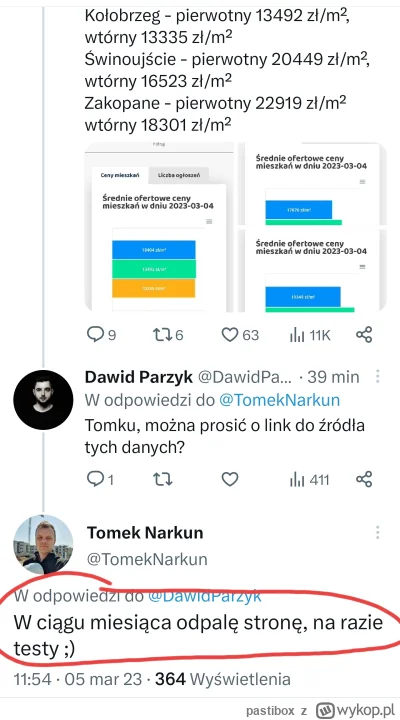 pastibox - @PandaCKratka będzie też liczba ogłoszeń :)
Ale to dobrze im więcej danych...