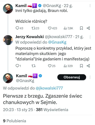 splinter96 - Politycy to tylko gadają a Braun jeszcze na dodatek świece gasi, wspania...