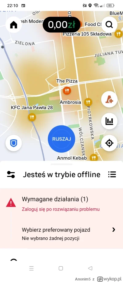 Anonim5 - #przegryw chuop by pojeździł na uberze i pieniążków sobie dorobił ale nie m...