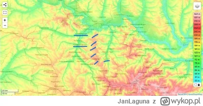 JanLaguna - Na mapie zaznaczono miasta Bachmut, Kramatorsk, Słowiańsk oraz wspomniane...