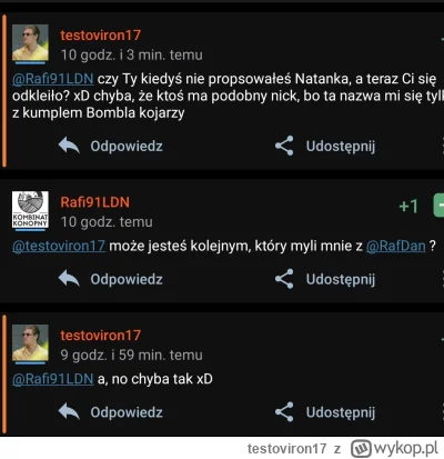 testoviron17 - @GoodGuyChucky93 czyli n------y dobrze kojarzyłem?
Oszukał mnie, p----...