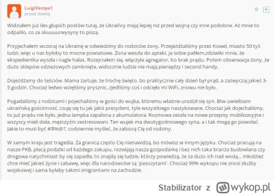 Stabilizator - Czemu @LuigiVampa1 usunąłeś ten wspaniały   wpis ? 

#ukraina