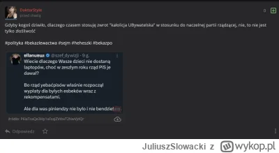 JuliuszSlowacki - Przychodzi sobie taki pisowski dzban na wykop i pier*oli swoje wyss...