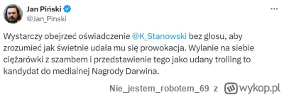 Niejestemrobotem_69 - @kryminalnykwadrans: Dopóki walczysz, jesteś zwycięzcą a Piński...