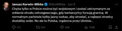 matthewonthego - Pan Janusz z RIGCZEM... 
#granica #bialorus #korwin #polska #polityk...