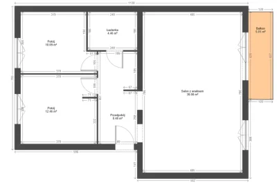 CalibraTeam - @wentylator2137: co myślisz o takim ukladzie mieszkania?
