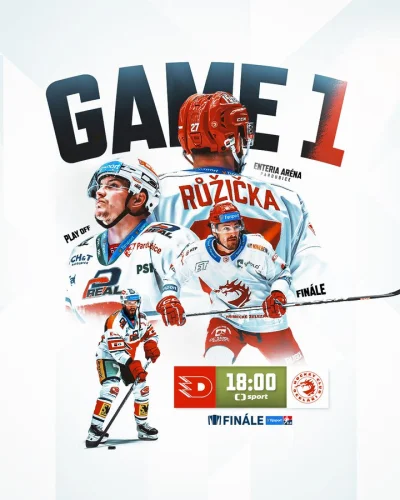 ajo48 - Już za moment startuje finał Ekstraligi hokeja w Czechach.
Faworyzowane Pardu...