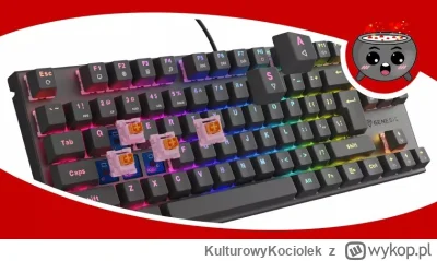 KulturowyKociolek - https://popkulturowykociolek.pl/klawiatura-genesis-thor-303-tkl-s...