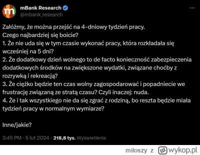 miloszy - #mbank #pracbaza #korposwiat #januszebiznesu #heheszki
#konfederacja
Co tu ...