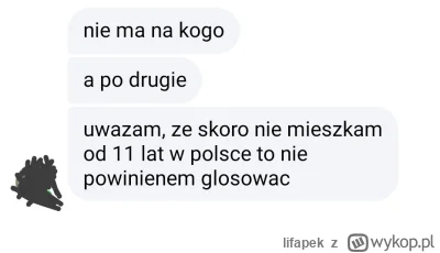 lifapek - Ale mi kumpel zaimponował teraz

#wybory