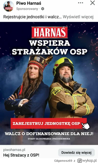 Gilgamesz69 - Harnaś to często wspiera strażaków xD 
Gasi pragnienie przed i po akcji...