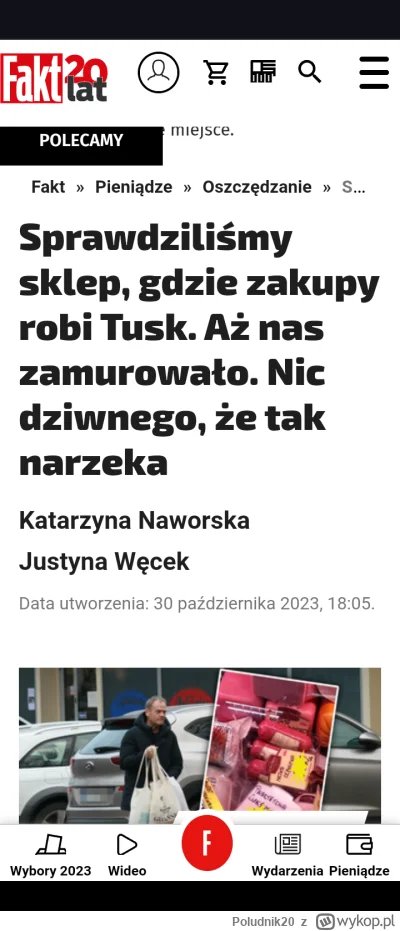 Poludnik20 - „Fakt” hejtuje polskiego sklepikarza. Będzie pozew? Drogo/ niedrogo to p...