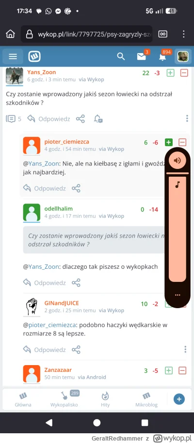 GeraltRedhammer - @marsjanin2012: 

To już się zrobił masowy zlot zjebów. Już chcą tr...