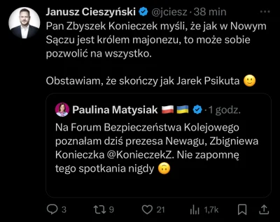 SynMichaua - @Saganis: Cieszyński z PiSu wyjątkowo zgodny.