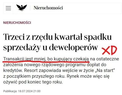 mickpl - Nie XD Transakcji jest mniej, bo ludzie nie mają takich zdolności, a ci któr...