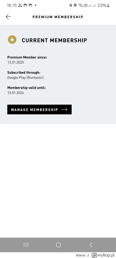 Nilem - Hejho - przypadkowo przedłużyłam roczną subskrybcje na appke adidas running. ...