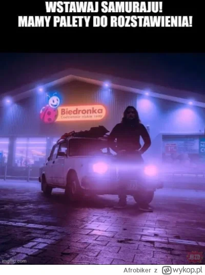 Afrobiker - #heheszki #cyberpunk2077 #biedronka