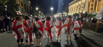 mleko3-2procent - W Gruzji udało się ruskim zainstalować proruski rząd. Protesty trwa...