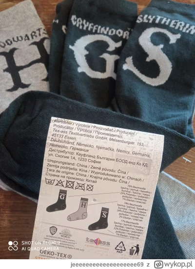 jeeeeeeeeeeeeeeeeeee69 - kupiłem skarpetki z harego potera i najwięcej bawełny mają t...