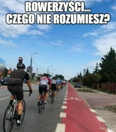 iron_fox2 - @typ53B: hello to jest ścieżka dla rowerzystów a oni są kolażami