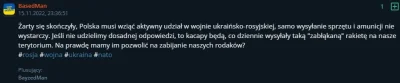 Rurururkowiec - @FlutterMShydale: Ale, że z czym się nie zgadzasz? Uważasz, że ukraiń...