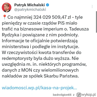 badreligion66 - #polityka Policzone co do grosza xd