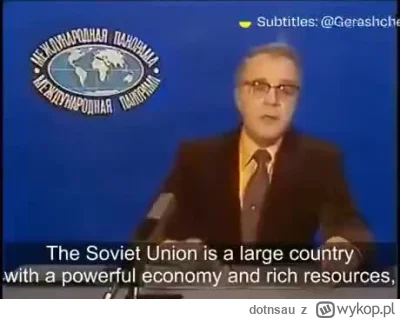 dotnsau - Prezenter ZSRR: "ZSRR jest tak potężny i bogaty że przetrwa zachodnie sankc...