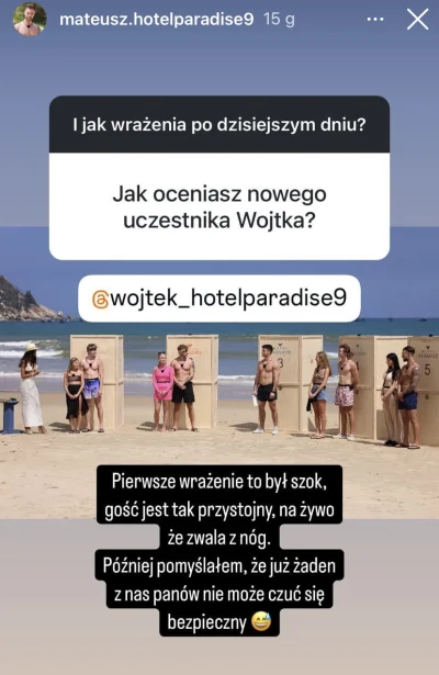 konkow - #hotelparadise serio? Aż tak wyględny xD