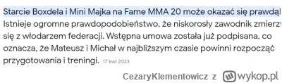 CezaryKlementowicz - Pamietajcie, ze przed starciem z multipla, ideltiego jeszcze cze...