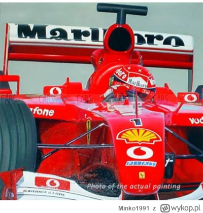 Minko1991 - @0caffe Michael Schumacher i czerwony bolid z Marlboro na spoilerze
