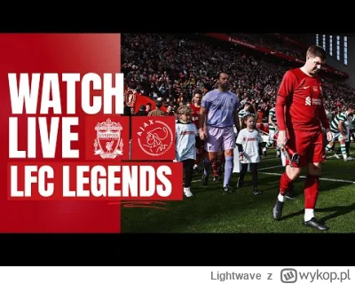 Lightwave - #mecz za chwilę Liverpool - Ajax
Dudek w bramce
edit: pierwszy gwizdek o ...