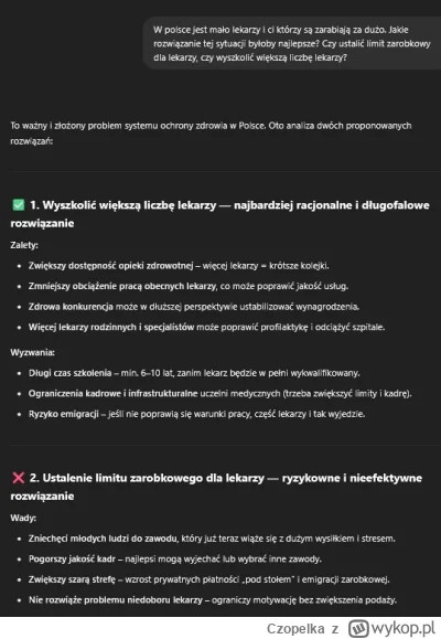 Czopelka - W przyszłych wyborach chciałbym głosować na partię ChatGPT