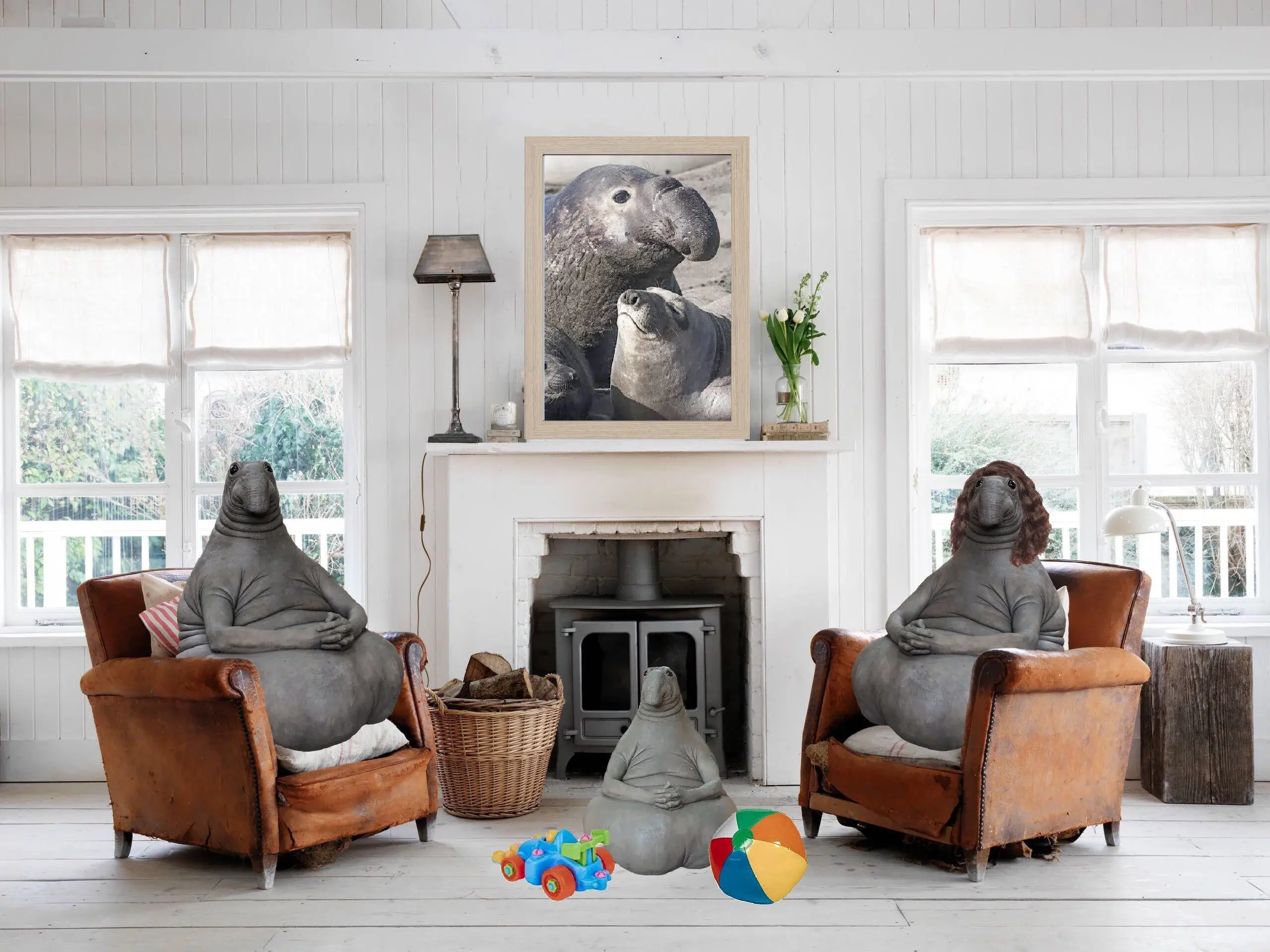 wfyokyga - Zdjęcie z rodzinnego albumu, mały ja z mame i tate w salonie. Nade mną zdj...