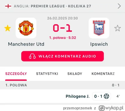 przemoprzemek - Kiedy się to skończy? Bo chyba przerzucę sie na ekstraklasę #mecz #un...