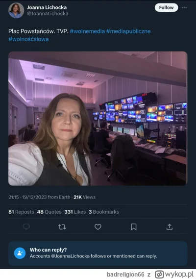 badreligion66 - #tvpis #polityka #sejm Wolne media to takie, na które zdjęcia na Twit...