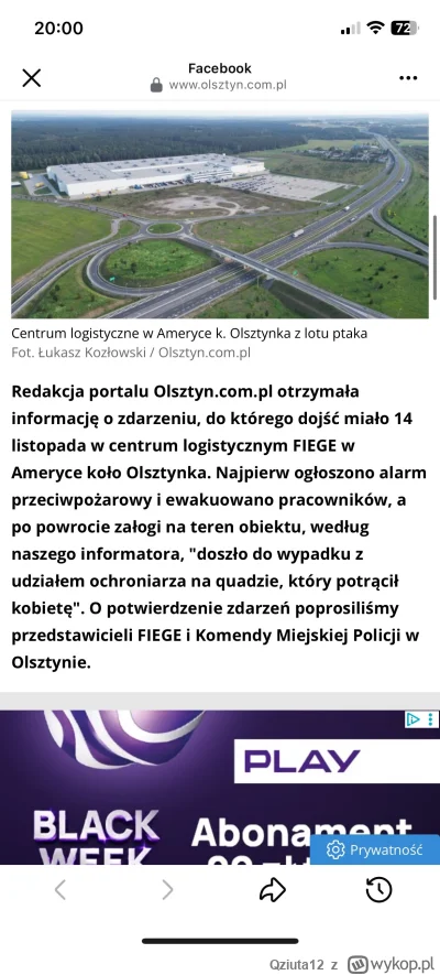 Qziuta12 - W #olsztyn łochrona zarabia tyle kwitu że ich stać na quady i rozjeżdżają ...