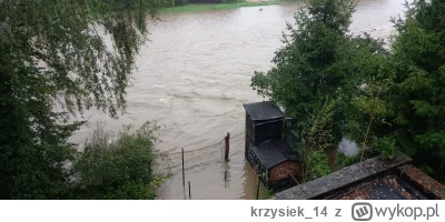 krzysiek_14 - Znów rośnie, podobno ok.18 ma byc fala, wyły syreny w całej gminie ale ...