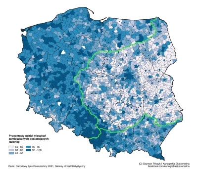 Tegucikalpa - Odsetek mieszkań wyposażonych w łazienkę. #polska #widaczabory #ciekawo...