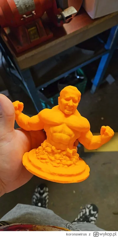 koronawirus - ojciec święty lecz docięty
#druk3d