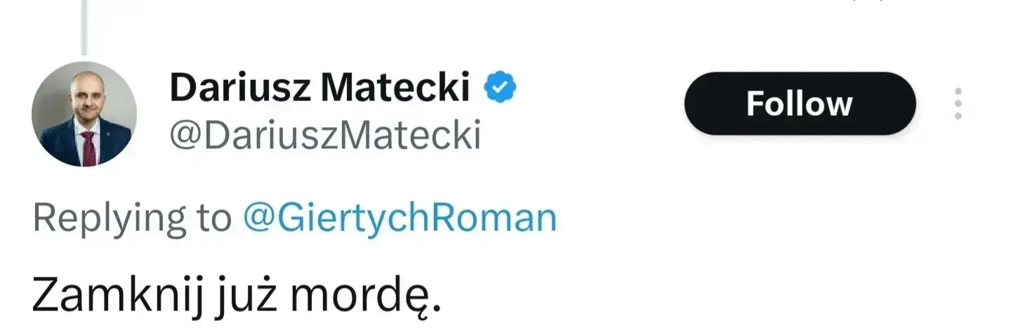 Przemasu - @henry-jest: Za to szmatecki to wzór cnót wszelakich, wielki polak i katol...