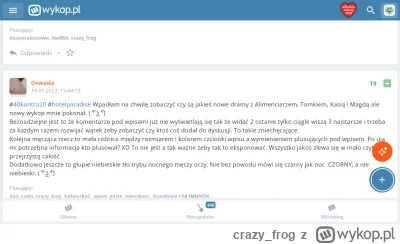 crazy_frog - @Dewasta: Mnie wyświetla się tylko jeden wpis na ekranie