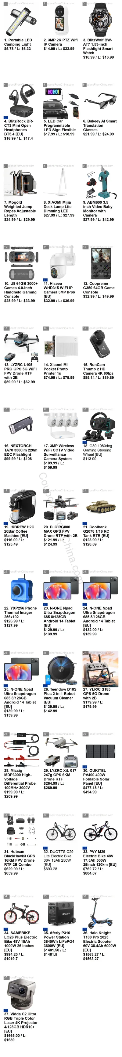 n_____S - Cześć #banggood - oto przedmioty, które wrzucałem na grupę/fanpage FB, Tele...