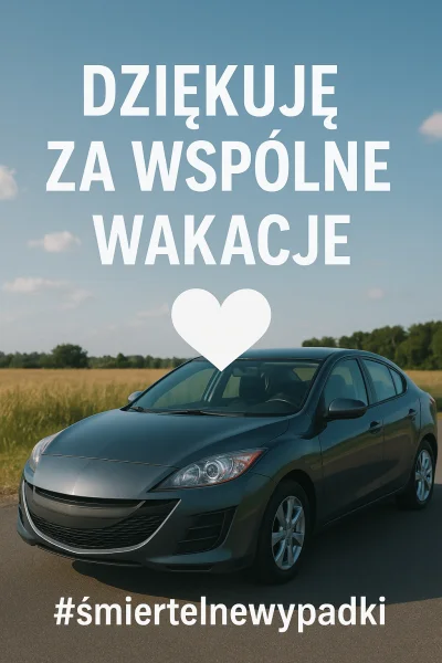 Salido - To już koniec wakacyjnej akcji śmiertelnych wypadków 2025.

Chciałbym podzię...