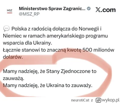 neurotiCat - Jak myślicie? Zauważą? 

#polska #usa #ukraina #polityka #wojna