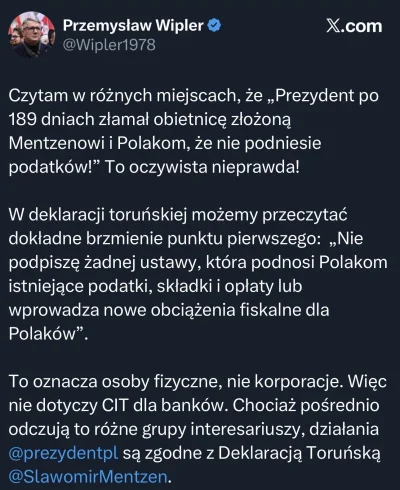 fidelio-fidelio - #polityka 
Czyli chodzi o podatki dla ludzi nie dla firm. Dla firm ...