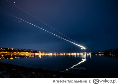 KristoferMichaelson - Boeing P-8 Poseidon w aktywnym nocnym kamuflażu.  Zdjęcie z NAT...